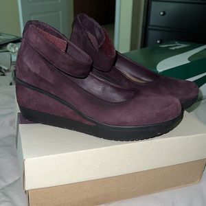 Clarks women Mary Jane wedges